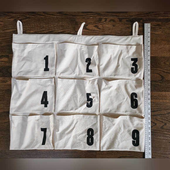 hanging storage from Crate and Barrel 100% cotton canvas - Picture 3 of 7